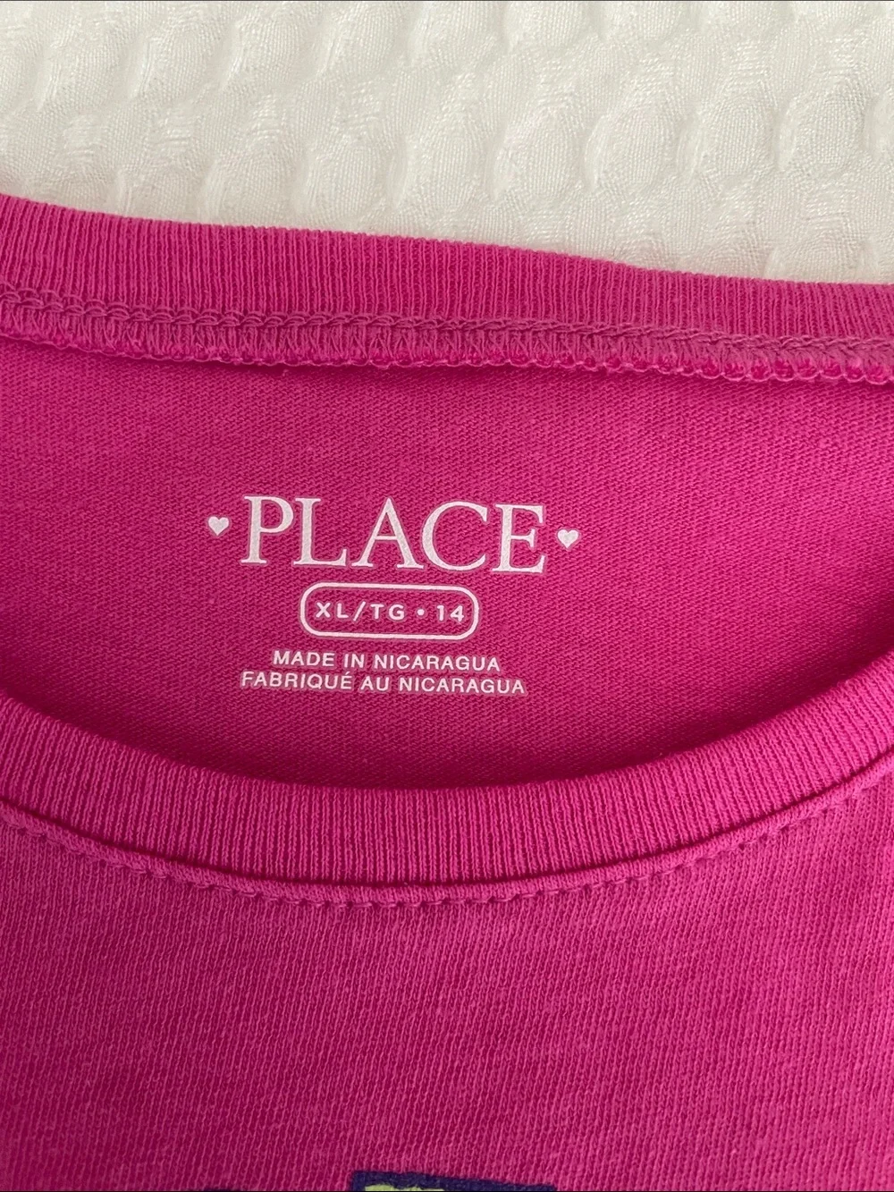 The Children's Place Bright Pink 'Be Kind' Rainbow Smile Long Sleeve Tee